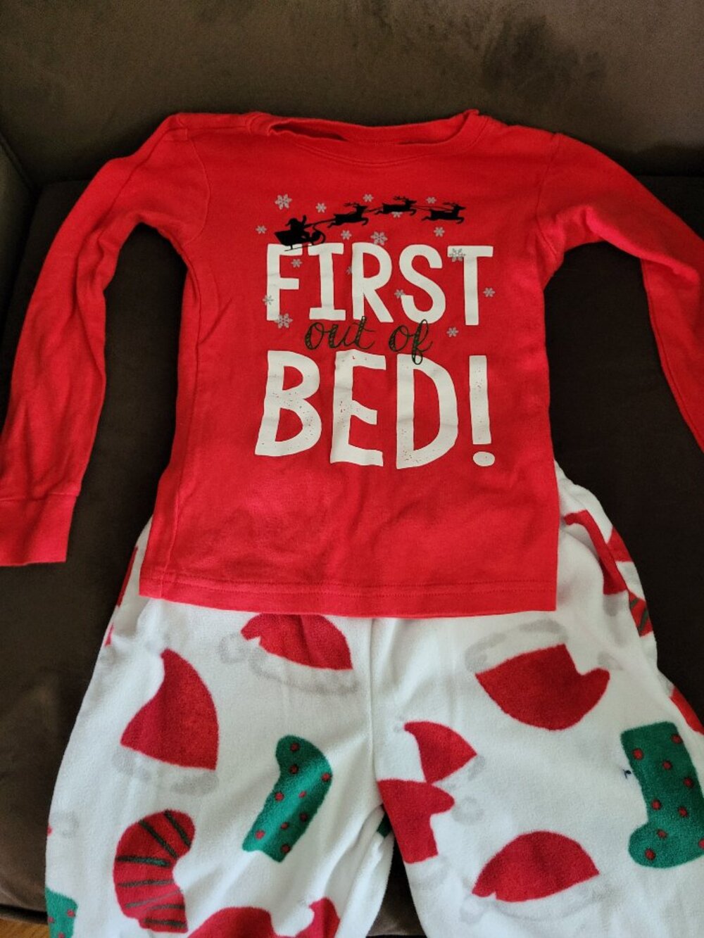 Kids Christmas Pajama Set size 5T
